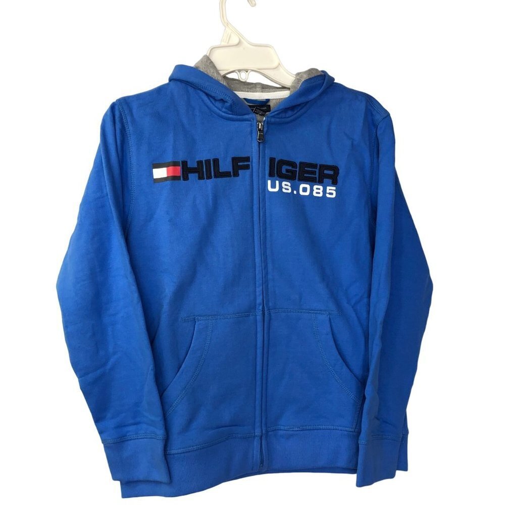 TOMMY HILFIGER BIG BOYS /GIRLS FULL ZIP‎ HOODIE  MD 14/16 NWT